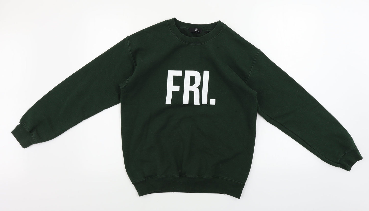 Missguided  Womens Green   Pullover Jumper Size S
