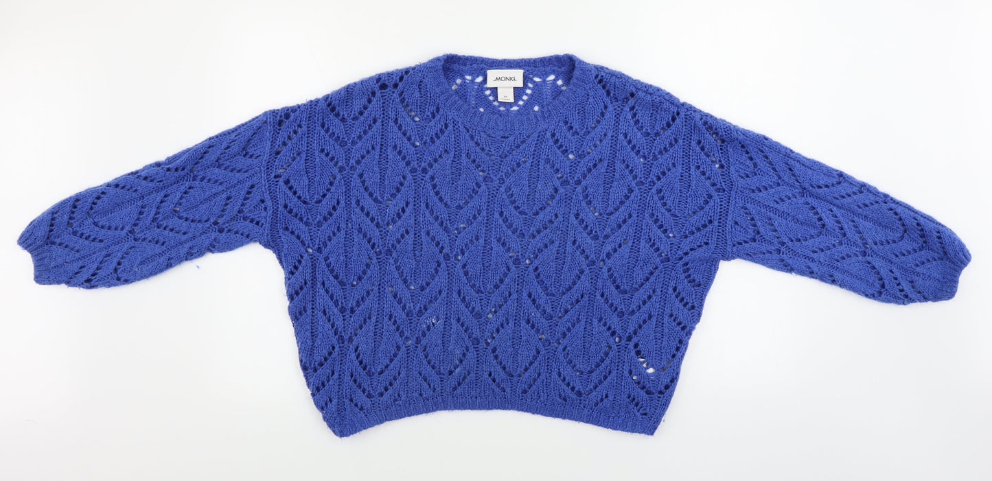 MONKL  Womens Blue   Pullover Jumper Size XS