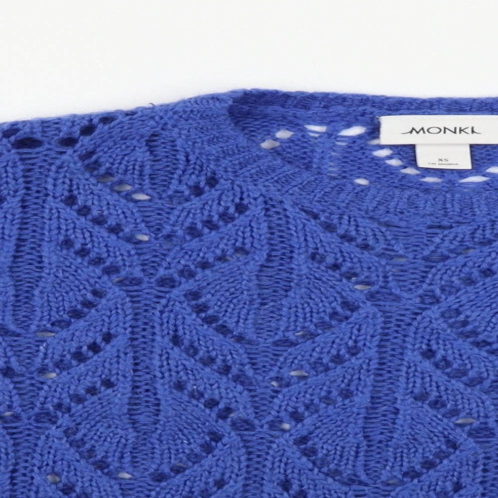 MONKL  Womens Blue   Pullover Jumper Size XS