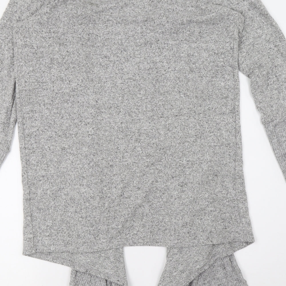 George Womens Grey   Wrap Jumper Size M