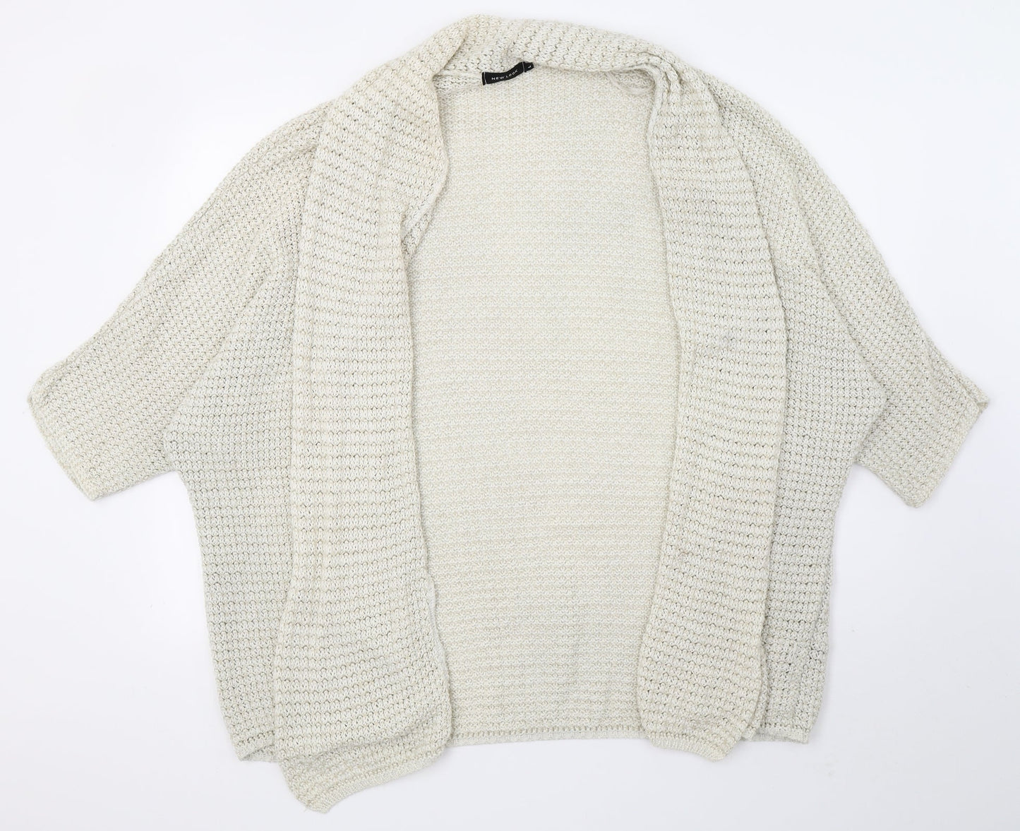 New Look Womens White   Wrap Jumper Size L