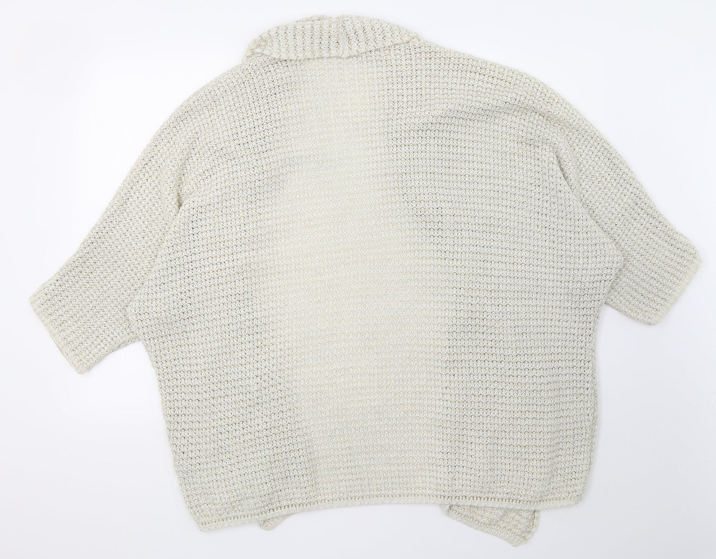 New Look Womens White   Wrap Jumper Size L