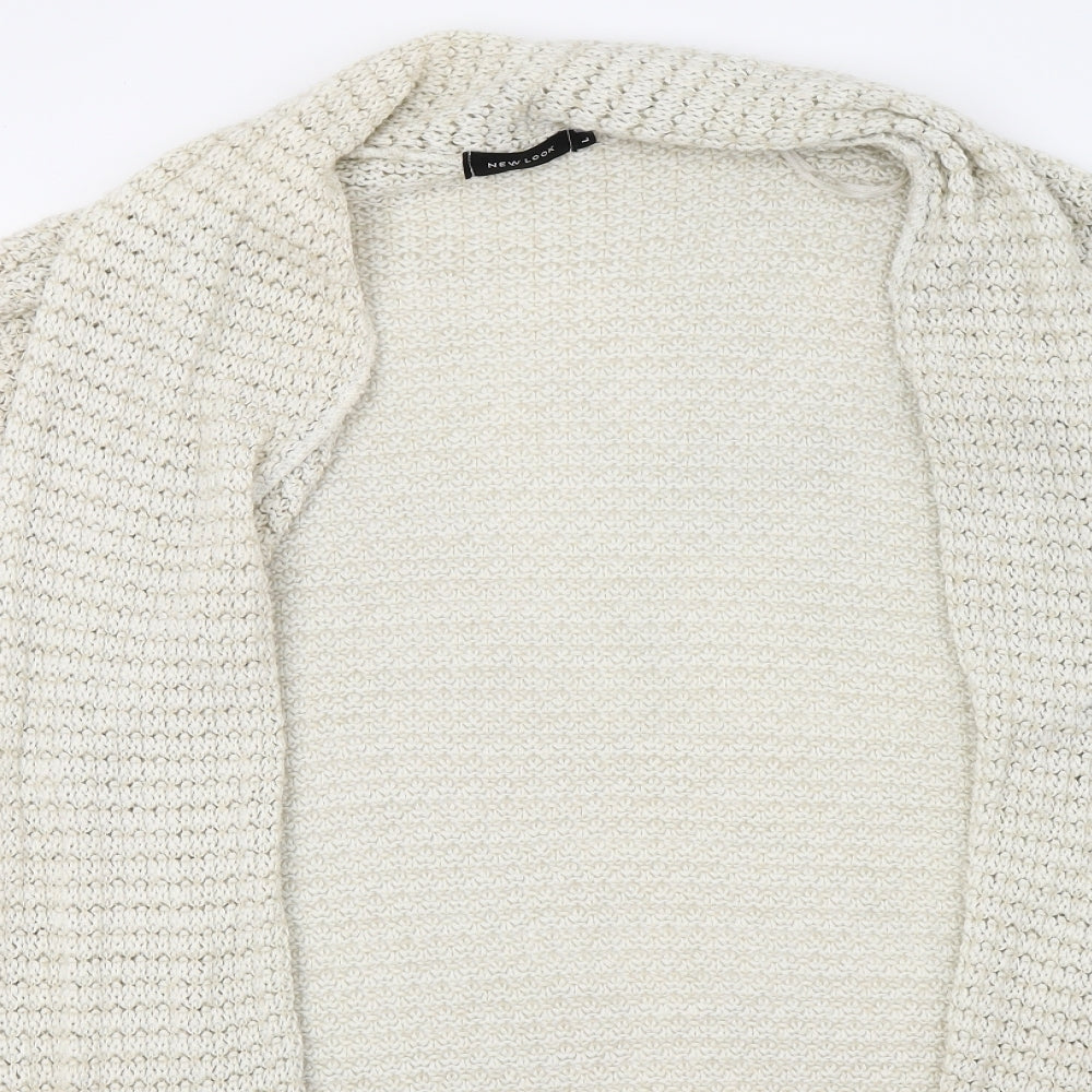 New Look Womens White   Wrap Jumper Size L