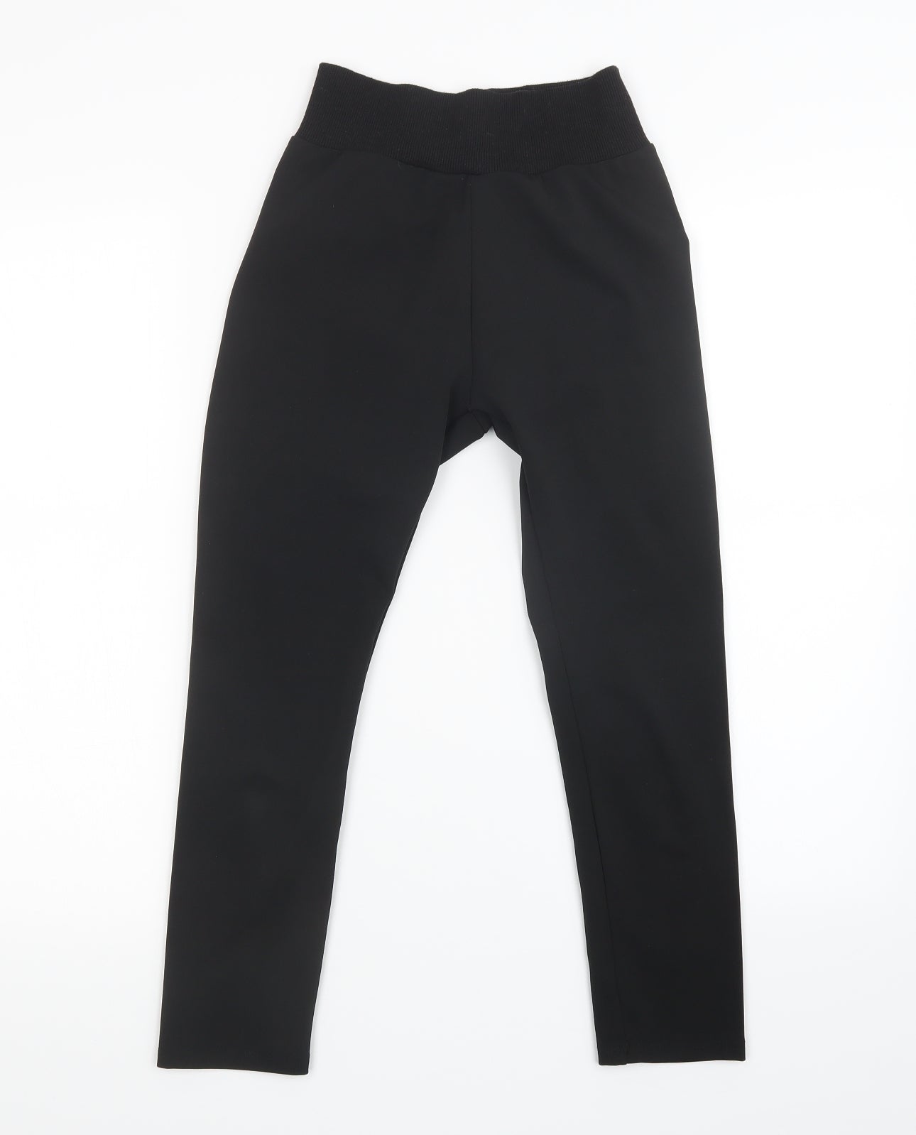 PRETTYLITTLETHING Womens Black   Sweatpants Trousers Size 6 L22 in