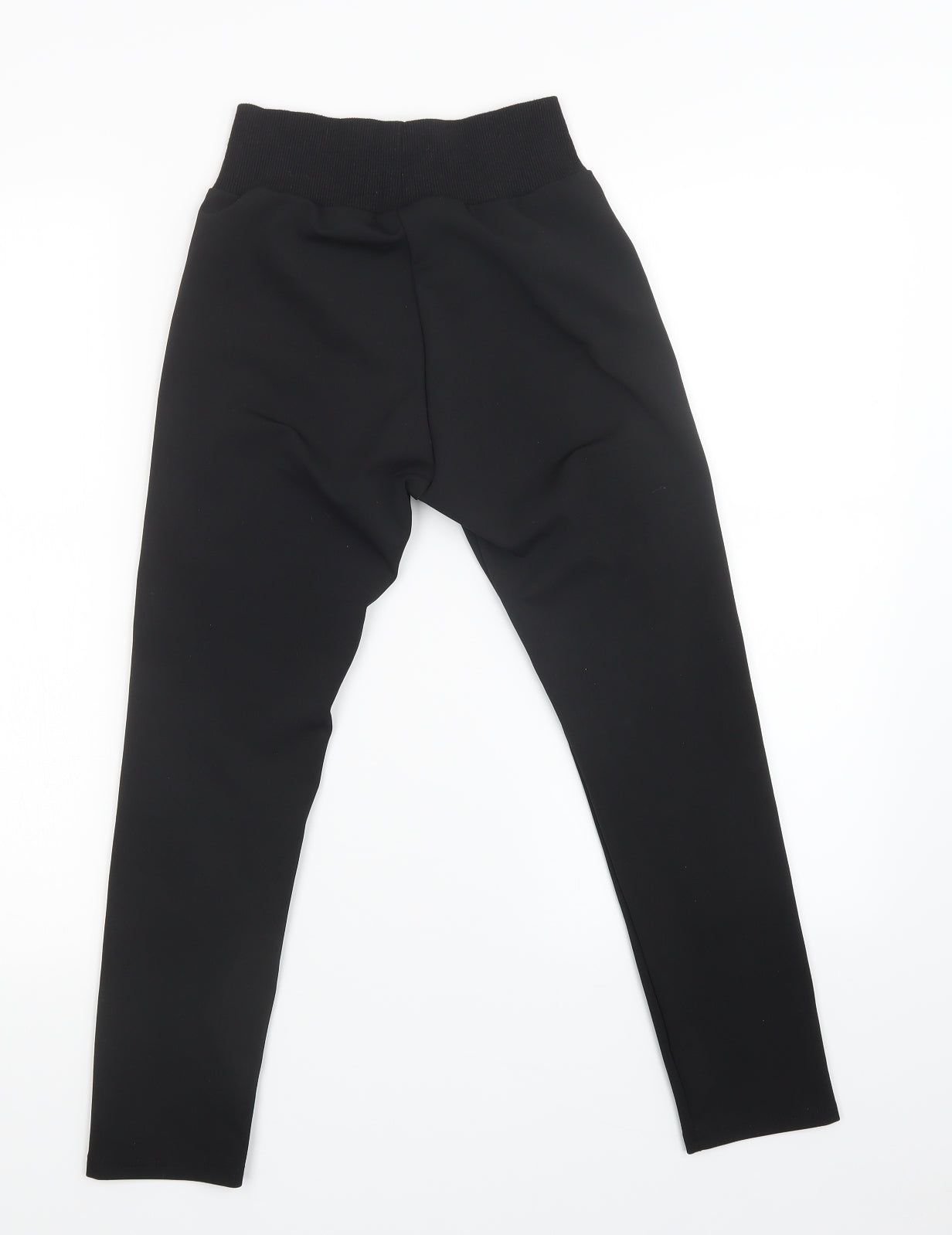 PRETTYLITTLETHING Womens Black   Sweatpants Trousers Size 6 L22 in