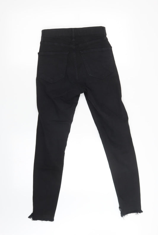 Topshop Womens Black   Skinny Jeans Size 28 in L30 in