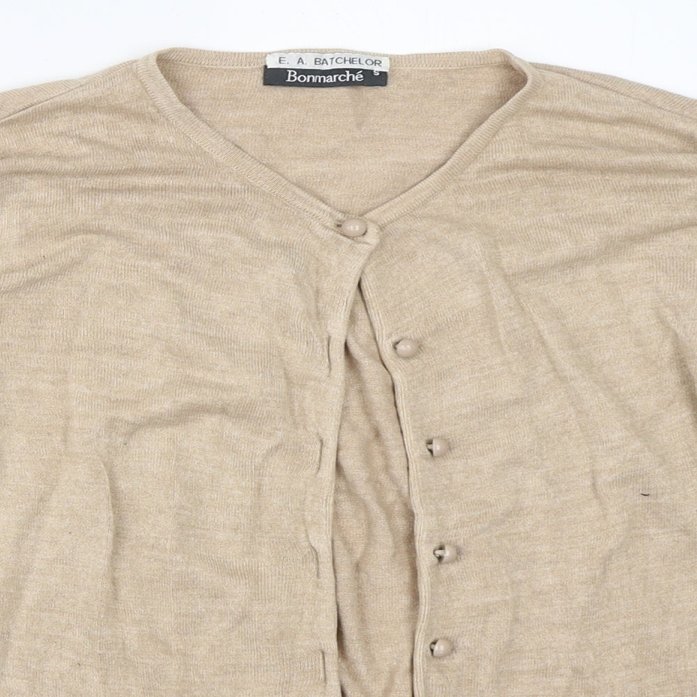 Bonmarché Womens Beige   Cardigan Jumper Size S