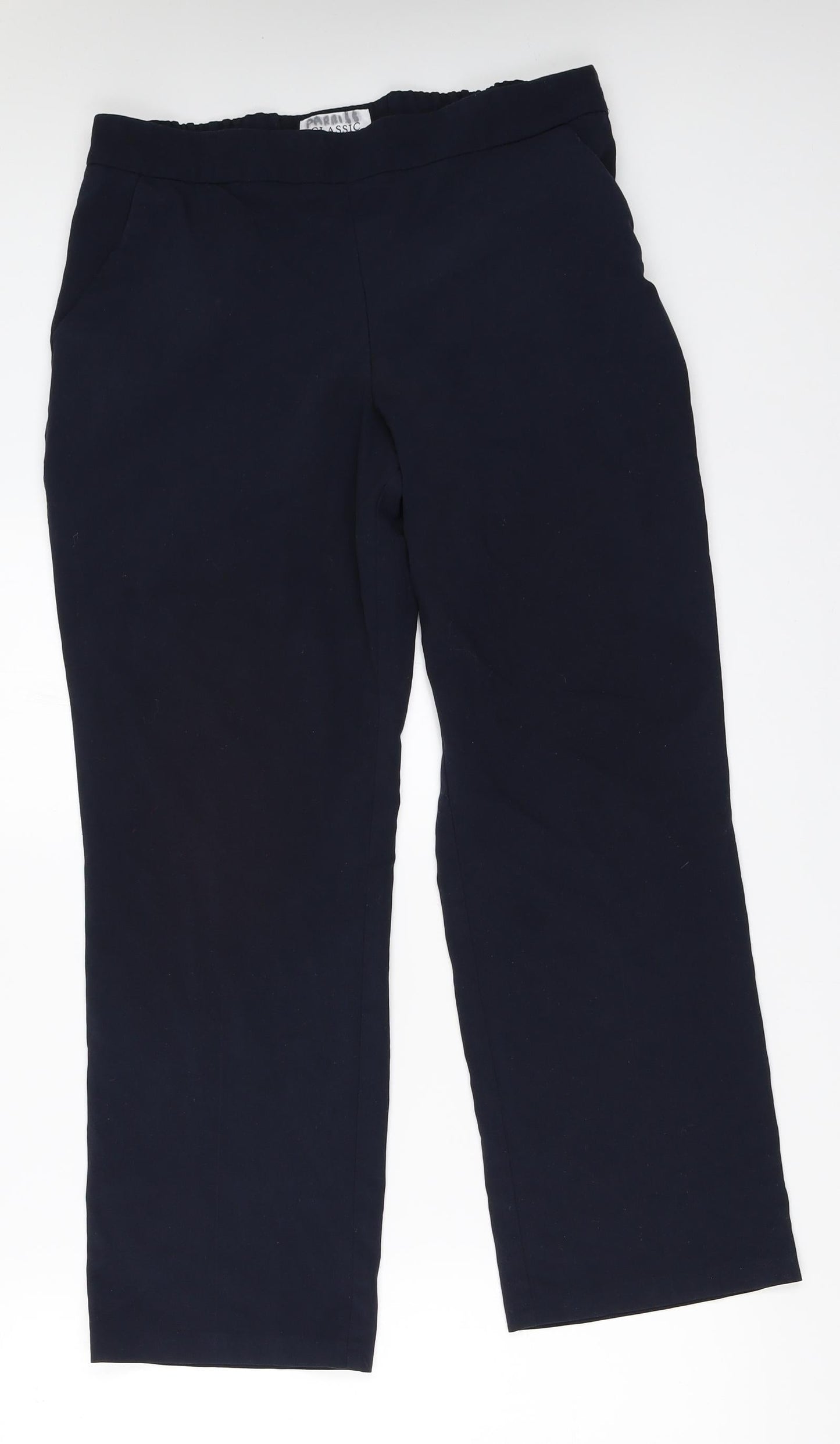 Marks and Spencer Womens Blue   Trousers  Size 12 L26.5 in