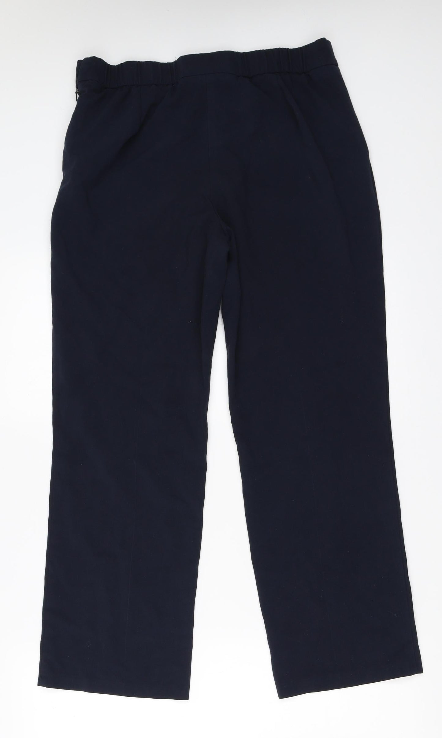 Marks and Spencer Womens Blue   Trousers  Size 12 L26.5 in