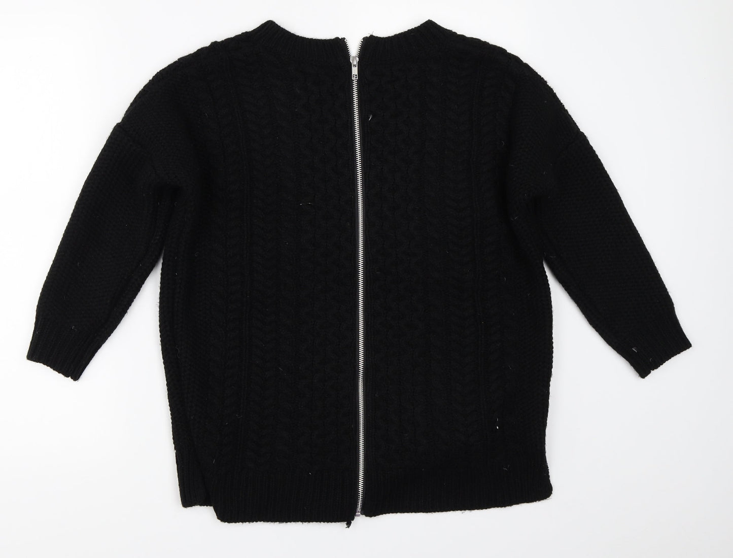 Warehouse Womens Black   Pullover Jumper Size S