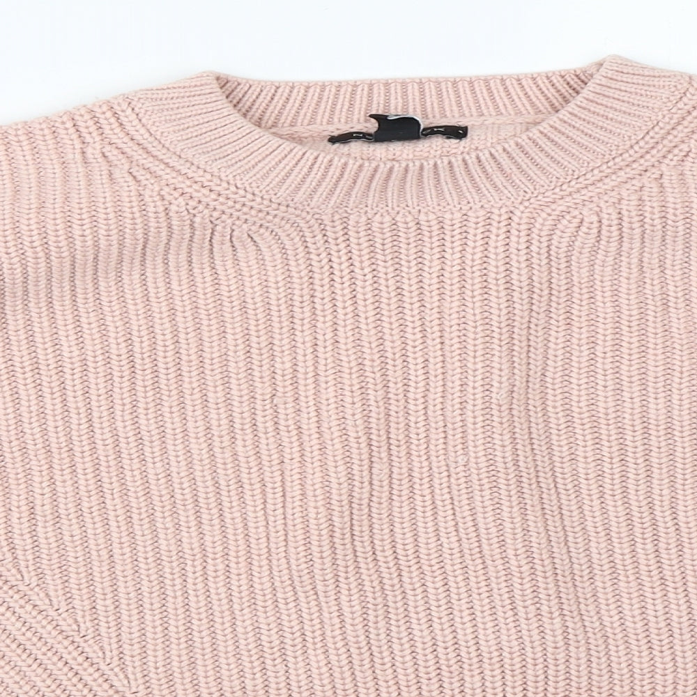 New Look Womens Pink   Pullover Jumper Size S
