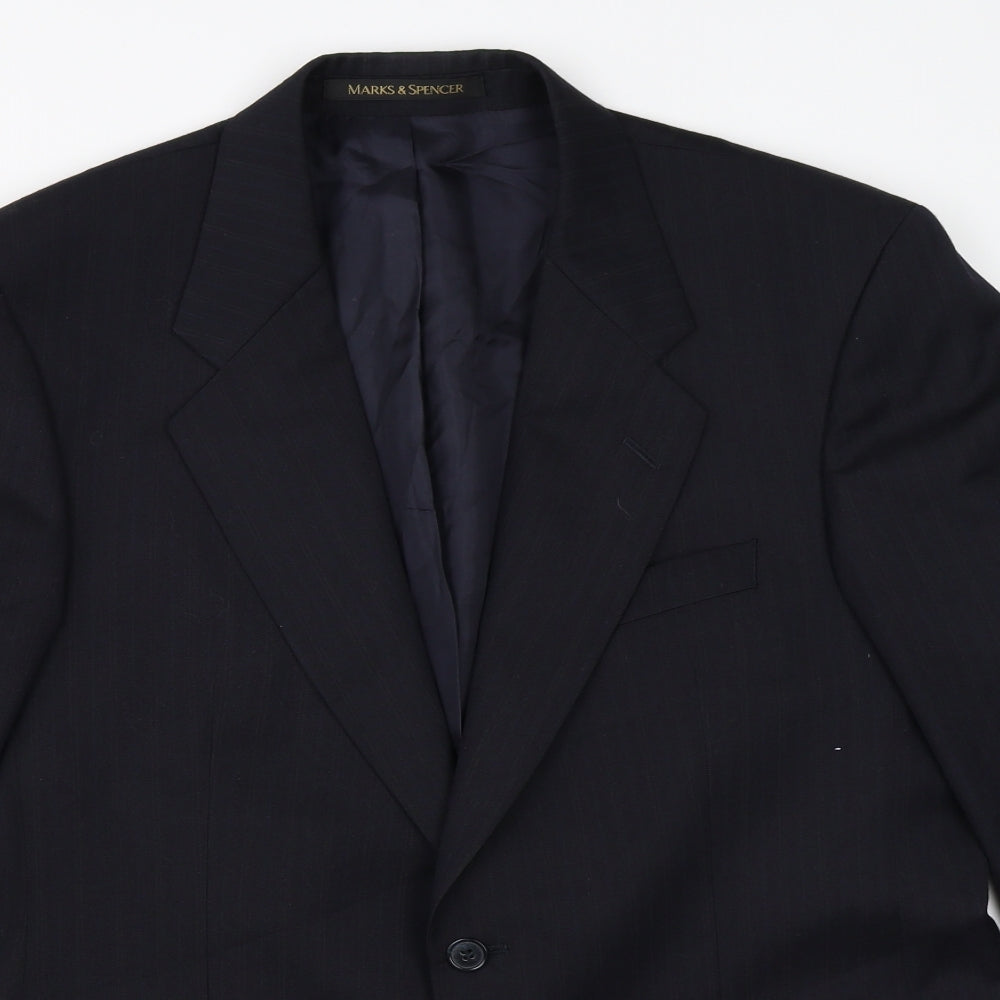 Marks and Spencer Mens Blue   Jacket Blazer Size 40