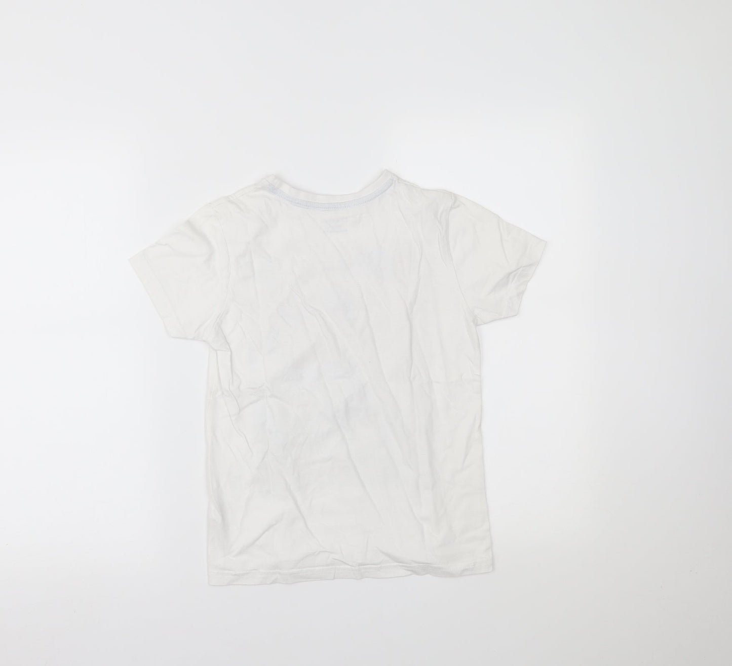 Primark Girls White   Pullover T-Shirt Size 9-10 Years