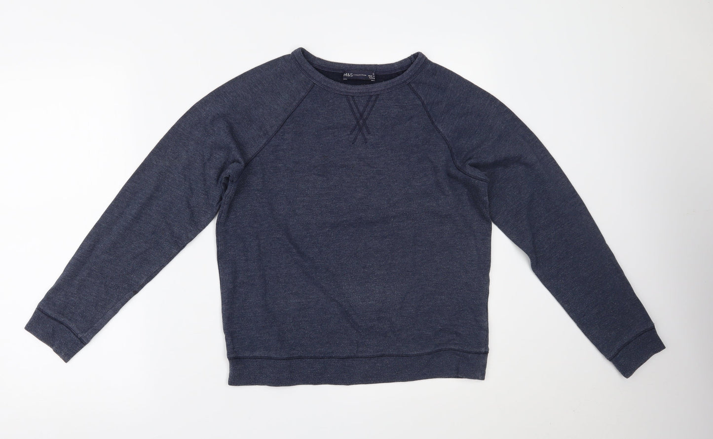 Marks and Spencer Womens Blue   Pullover Jumper Size S