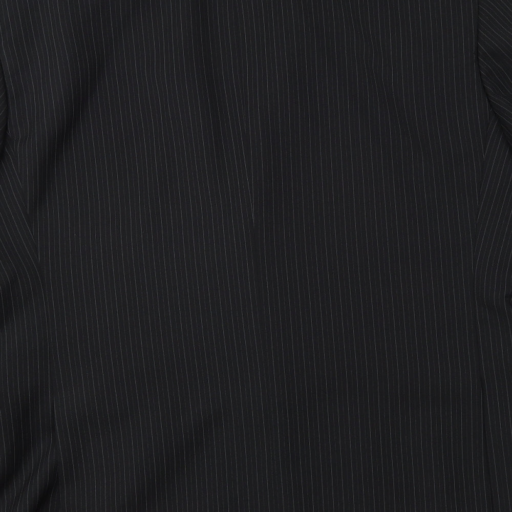 Taylor & Wright Mens Black Striped  Jacket Suit Jacket