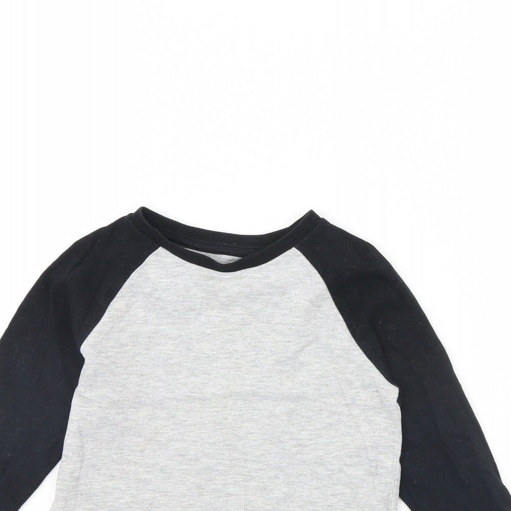 NEXT Boys Grey   Basic T-Shirt Size 4 Years