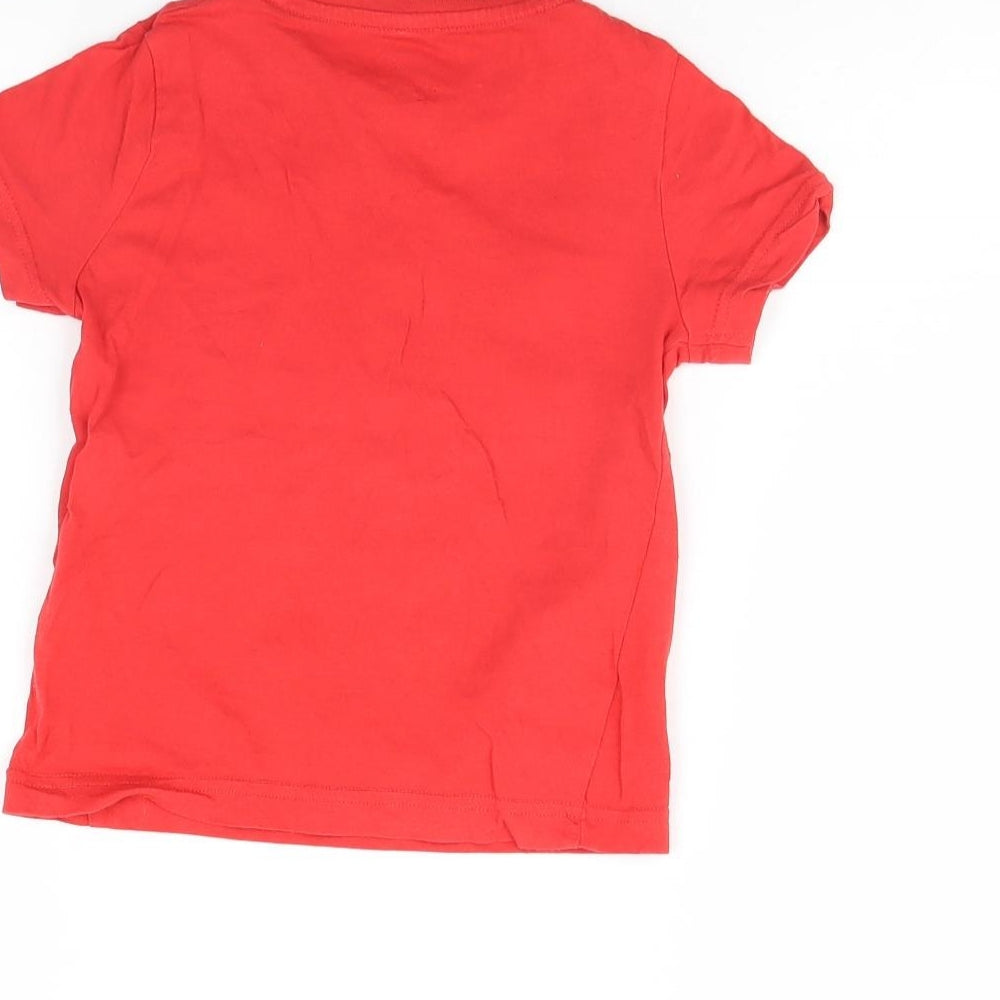 F&F Boys Red   Basic T-Shirt Size 3 Years  - Kid Definition