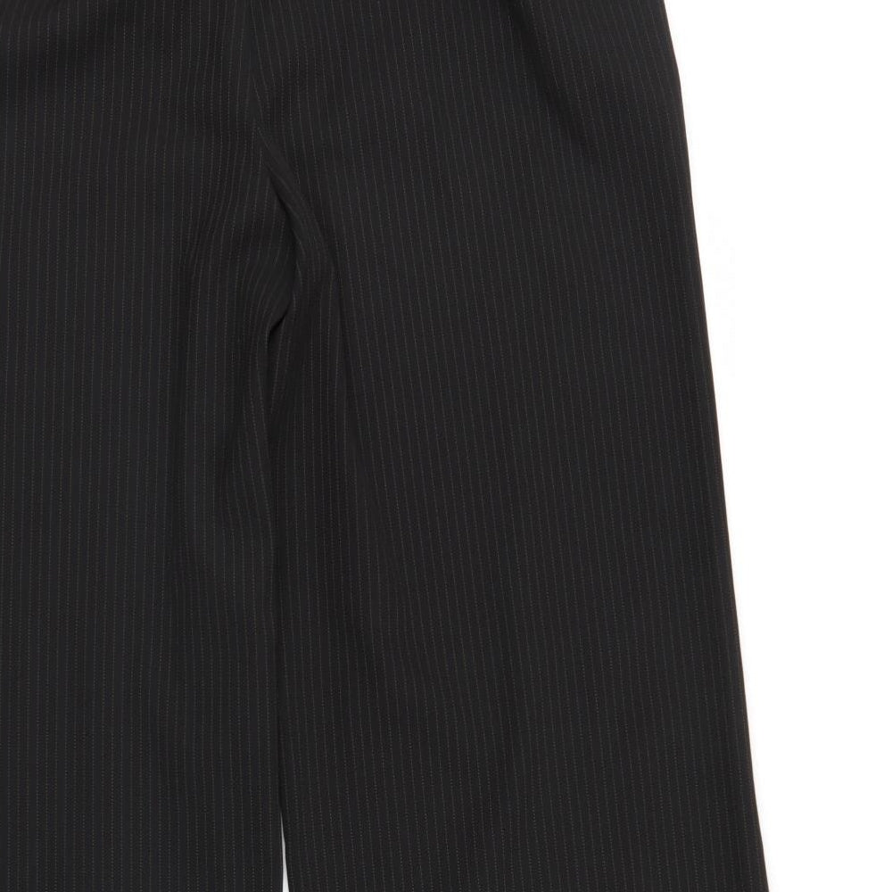 Nightingales Womens Black Striped  Trousers  Size 20 L32 in