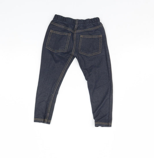 Nutmeg Girls Blue  Denim Skinny Jeans Size 2 Years