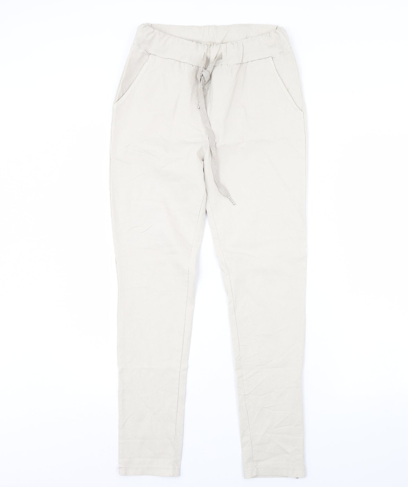 Preworn Womens Beige   Trousers  Size 28 in L29 in