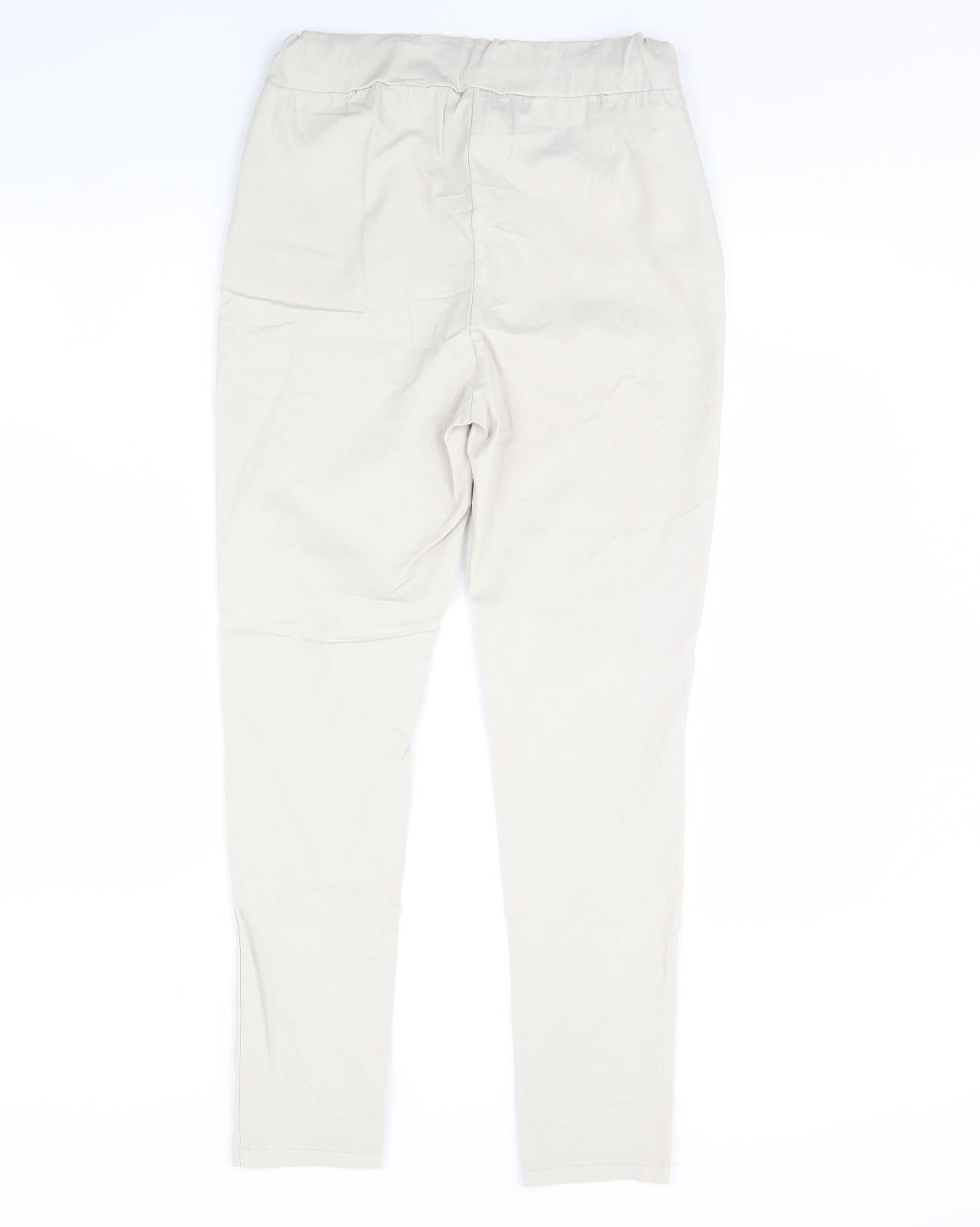 Preworn Womens Beige   Trousers  Size 28 in L29 in