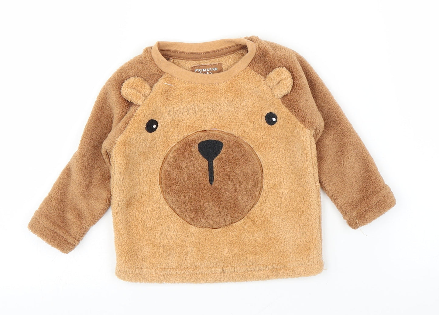Primark Baby Brown   Pullover Jumper Size 6-9 Months
