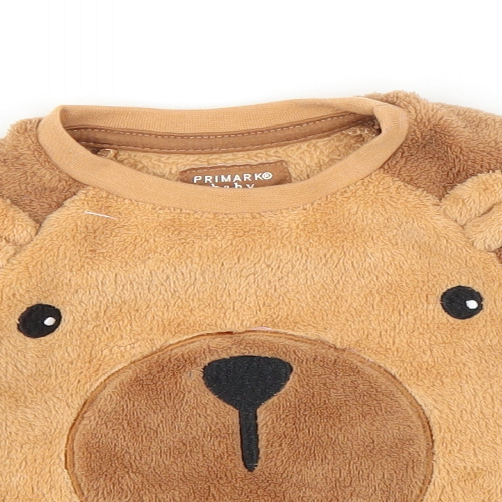 Primark Baby Brown   Pullover Jumper Size 6-9 Months