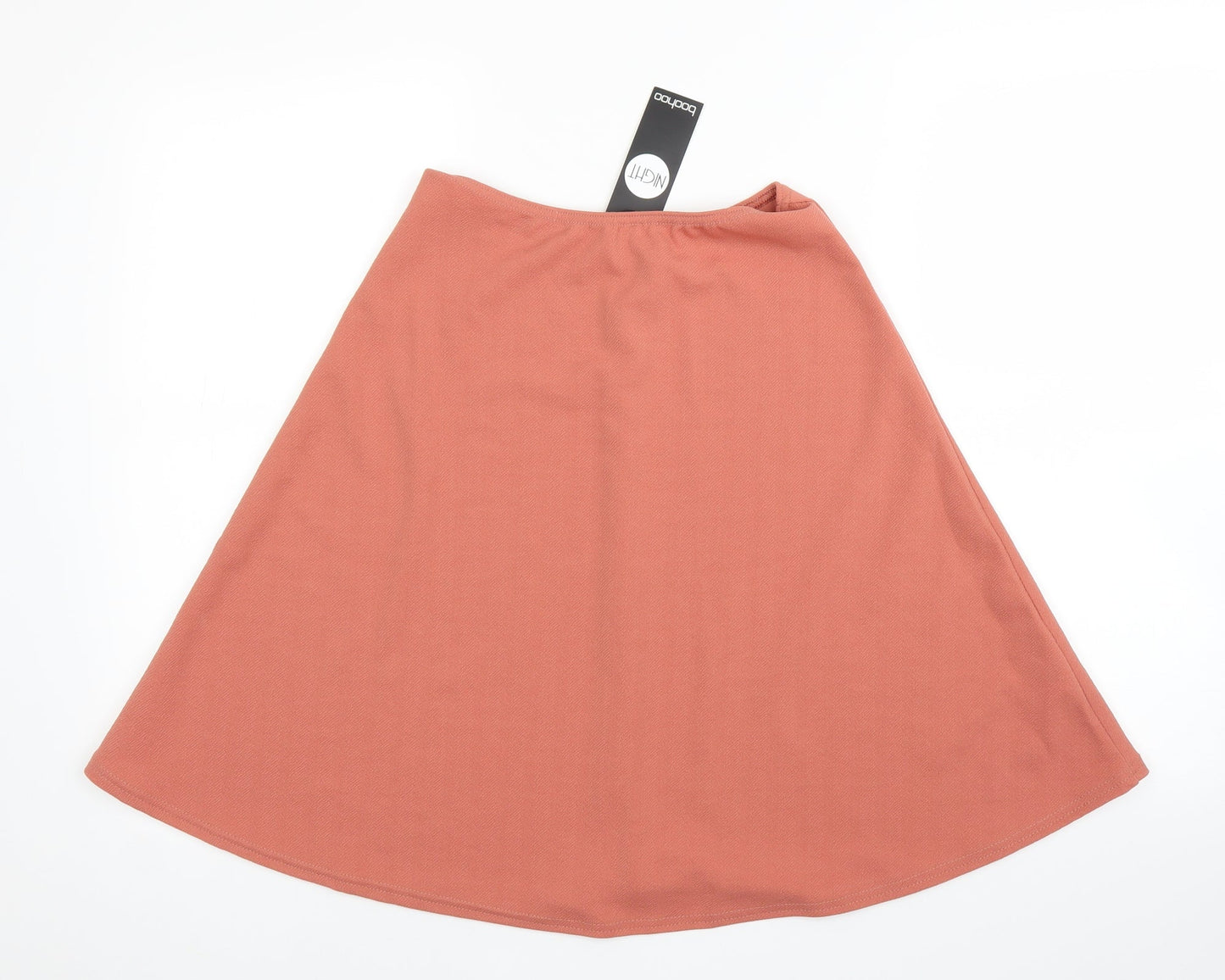 Boohoo Womens Pink   A-Line Skirt Size 6