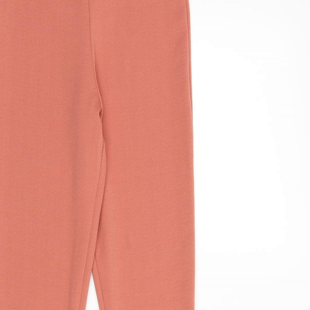 Boohoo Womens Pink   Sweatpants Trousers Size 6 L30 in