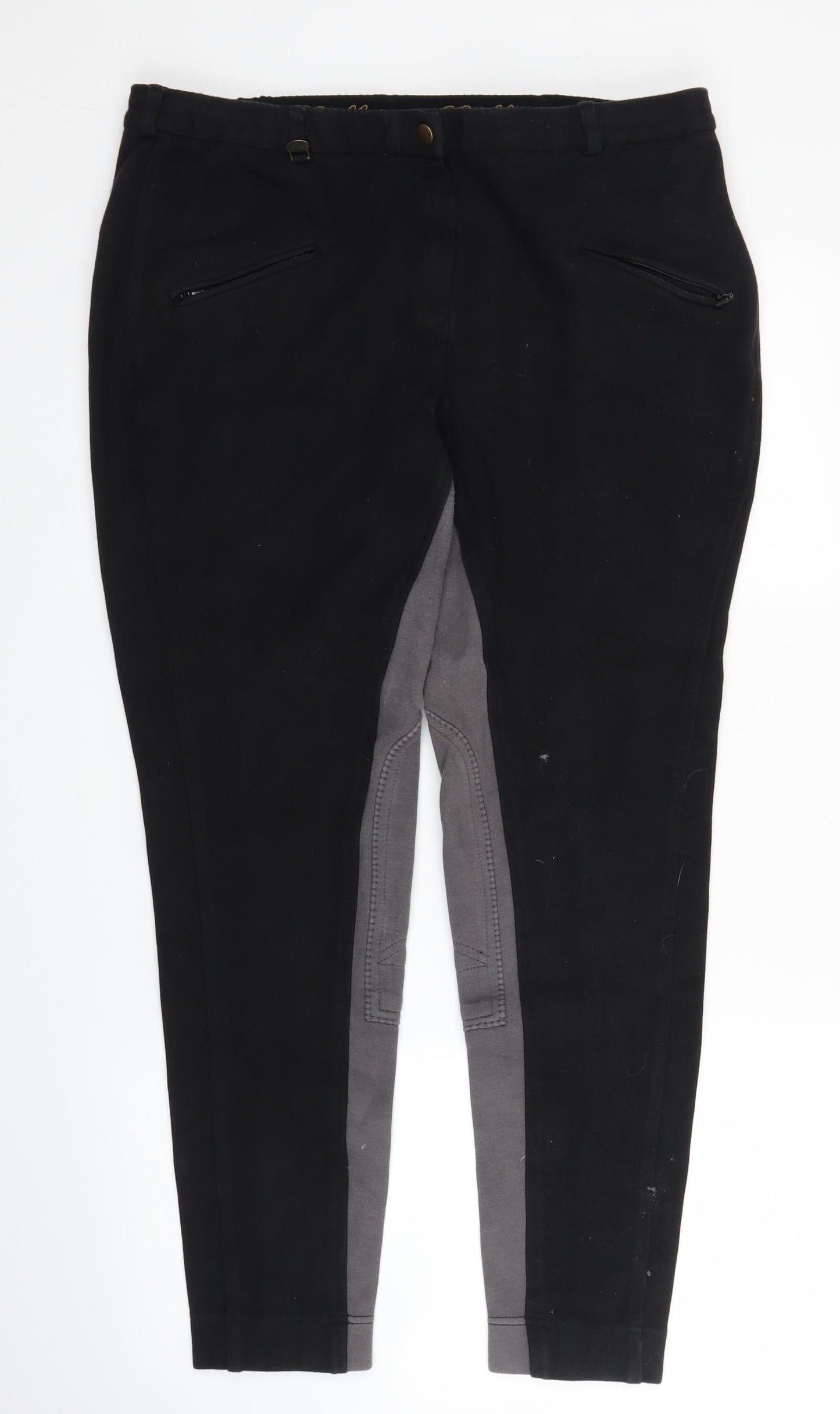 Gallop Womens Black   Carrot Leggings Size 38 in L26 in