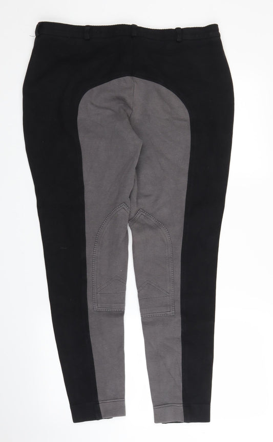 Gallop Womens Black   Carrot Leggings Size 38 in L26 in