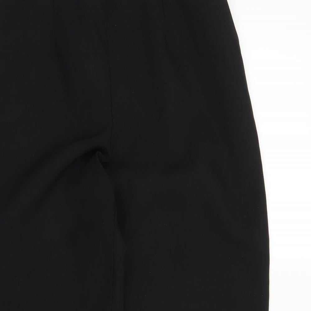 Preworn Womens Black   Trousers  Size 10 L25 in