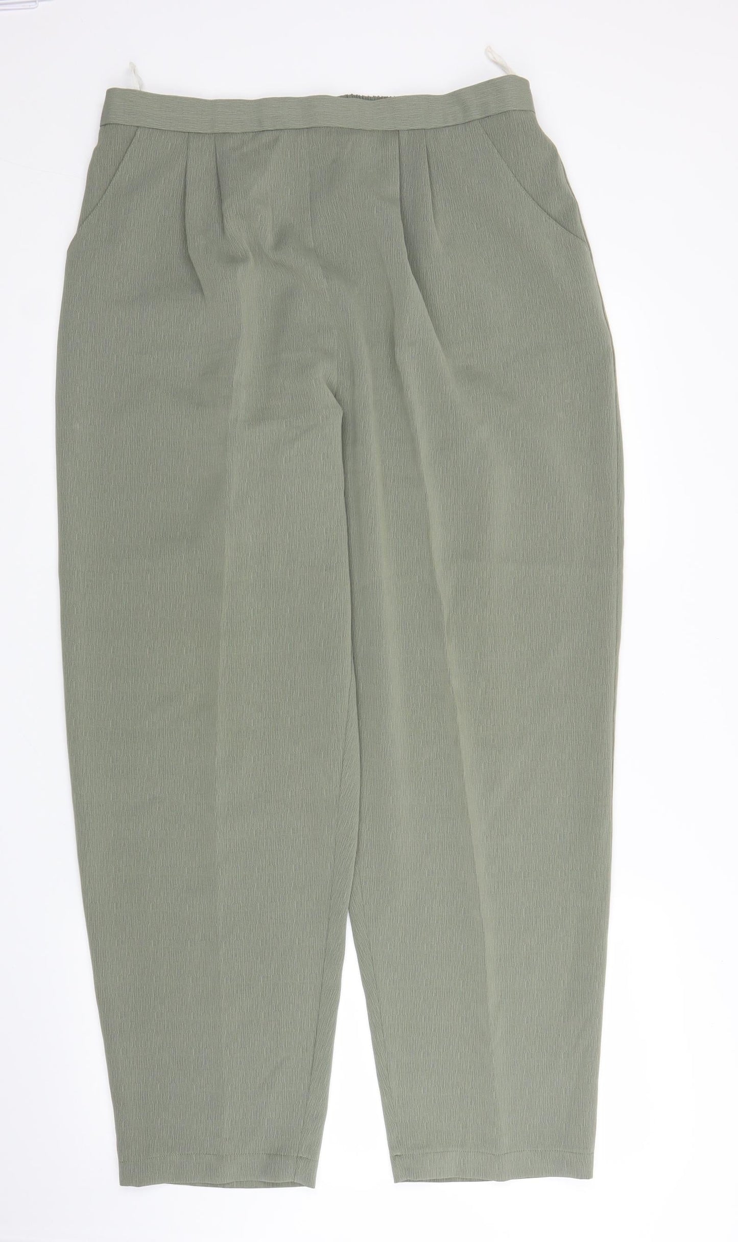 Design Essentials Womens Green   Capri Trousers Size 20 L26 in