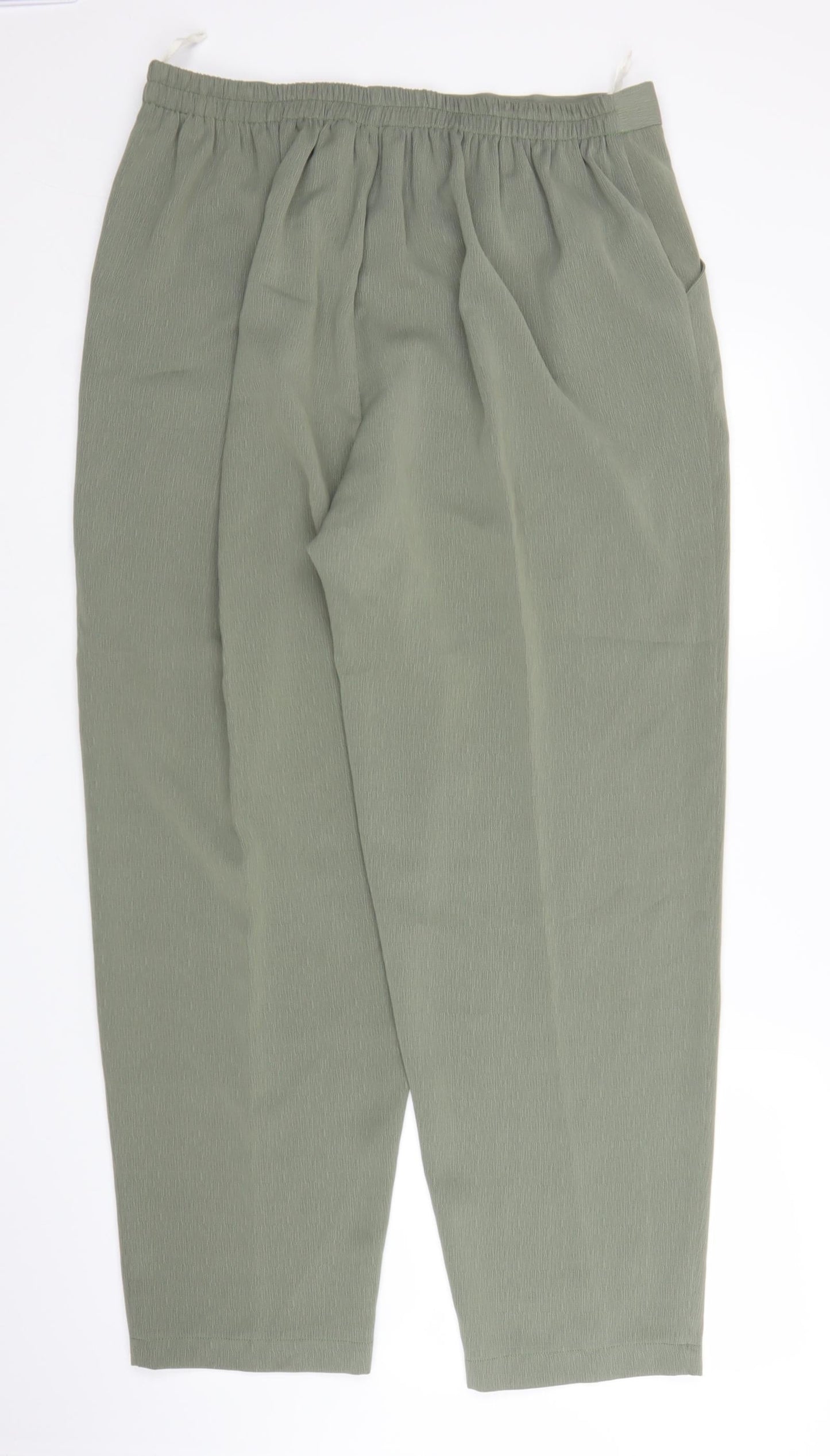Design Essentials Womens Green   Capri Trousers Size 20 L26 in