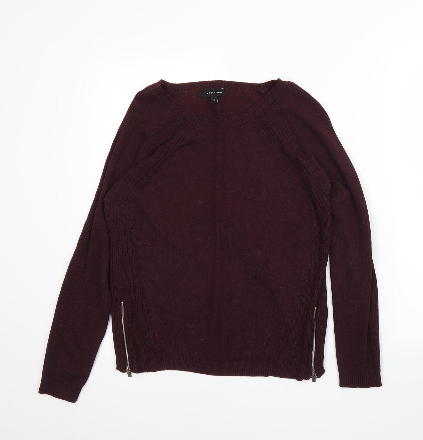 New Look Womens Purple   Pullover Jumper Size 12