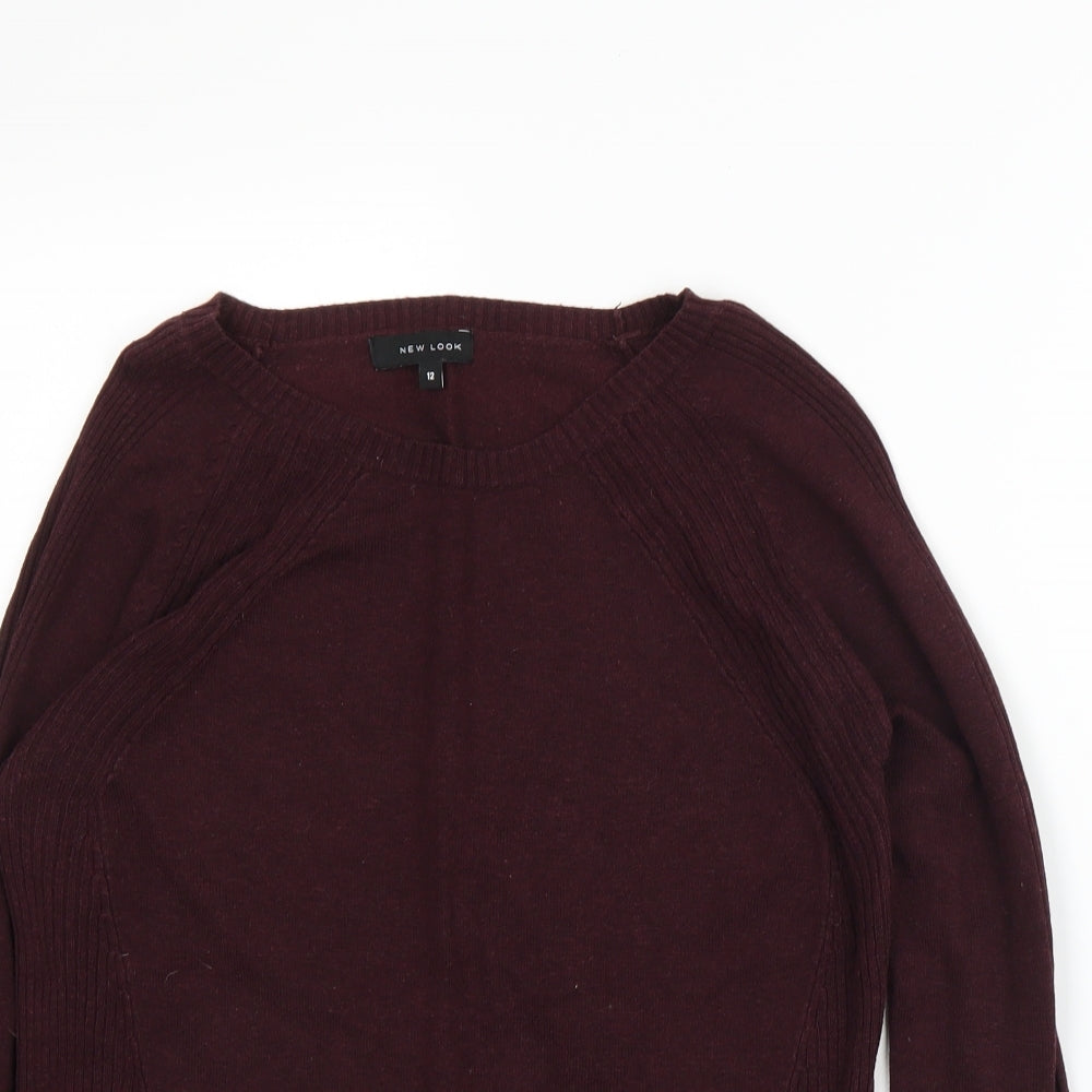New Look Womens Purple   Pullover Jumper Size 12