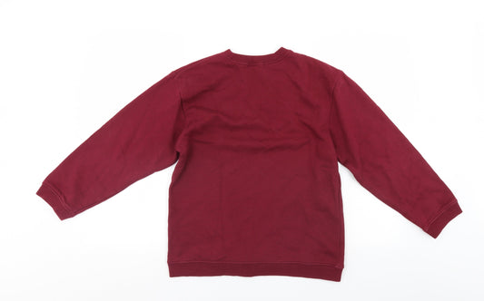 George Boys Red   Pullover Sweatshirt Size 11-12 Years