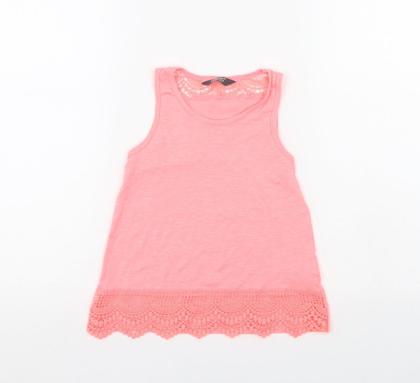 Primark Girls Pink   Basic Tank Size 7-8 Years