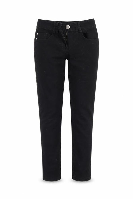 Cherokee Girls Black  Denim Straight Jeans Size 10-11 Years