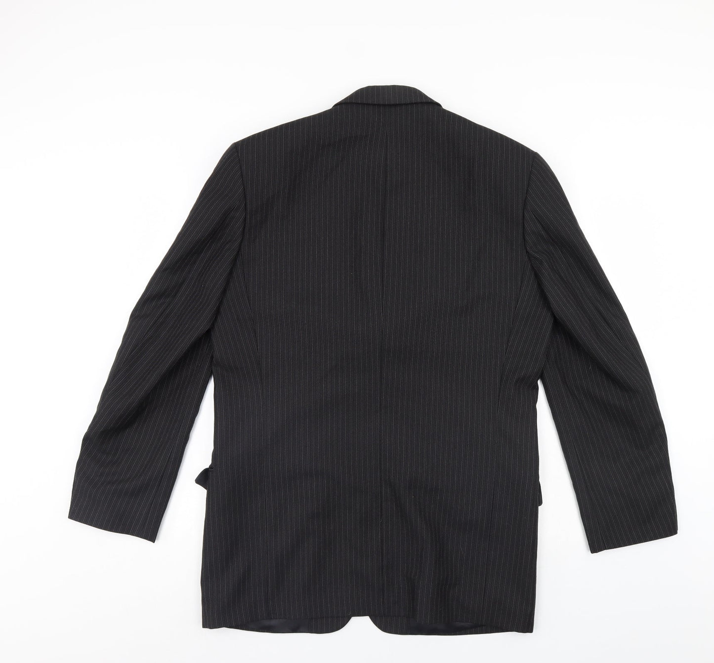 NEXT Mens Black Striped  Jacket Suit Jacket