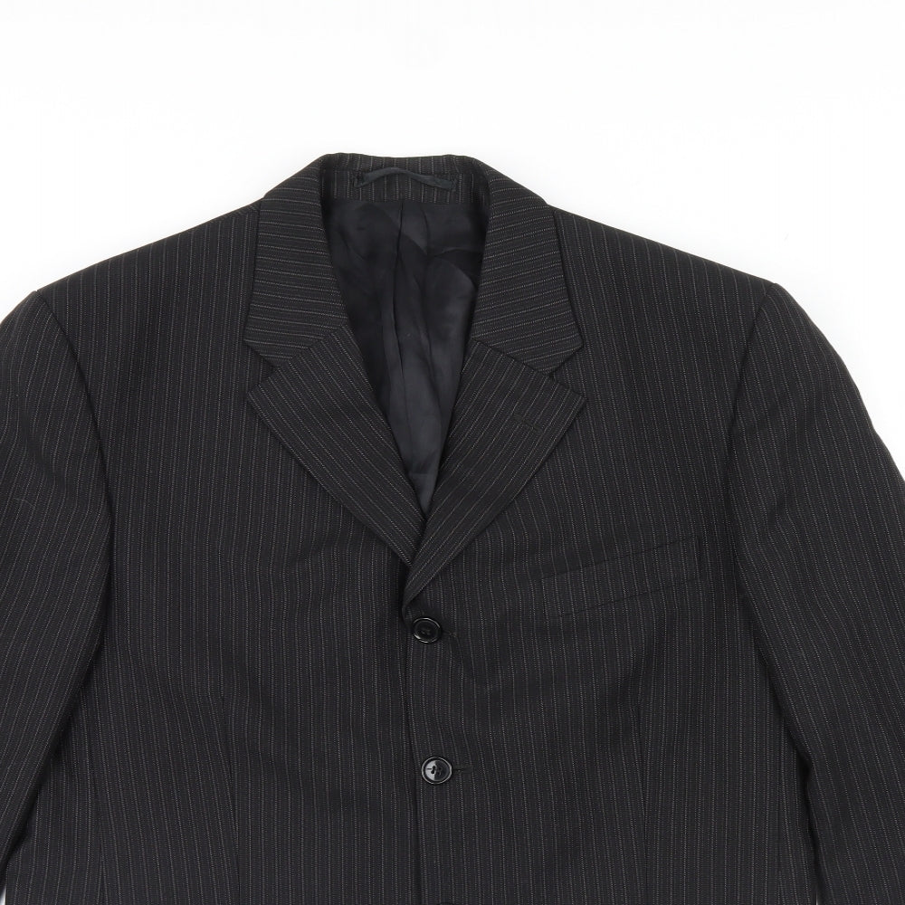 NEXT Mens Black Striped  Jacket Suit Jacket