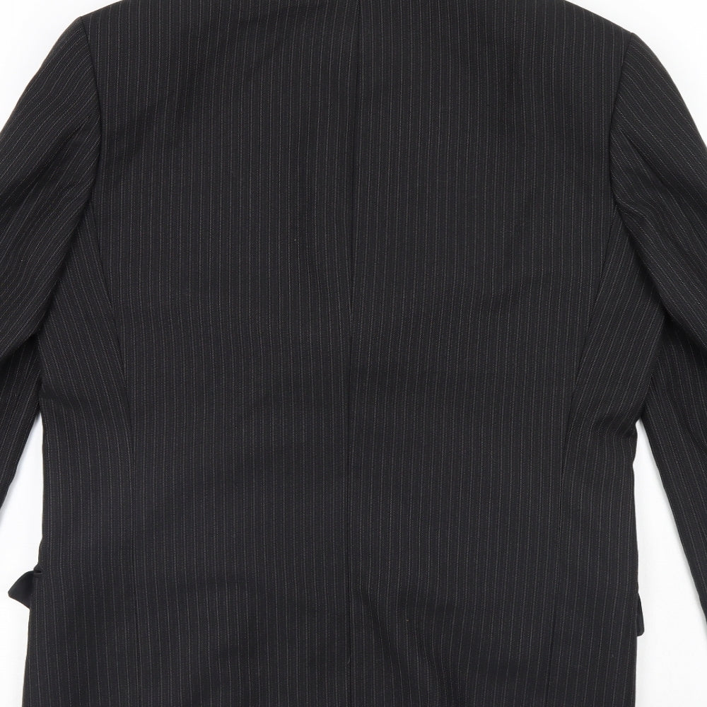 NEXT Mens Black Striped  Jacket Suit Jacket