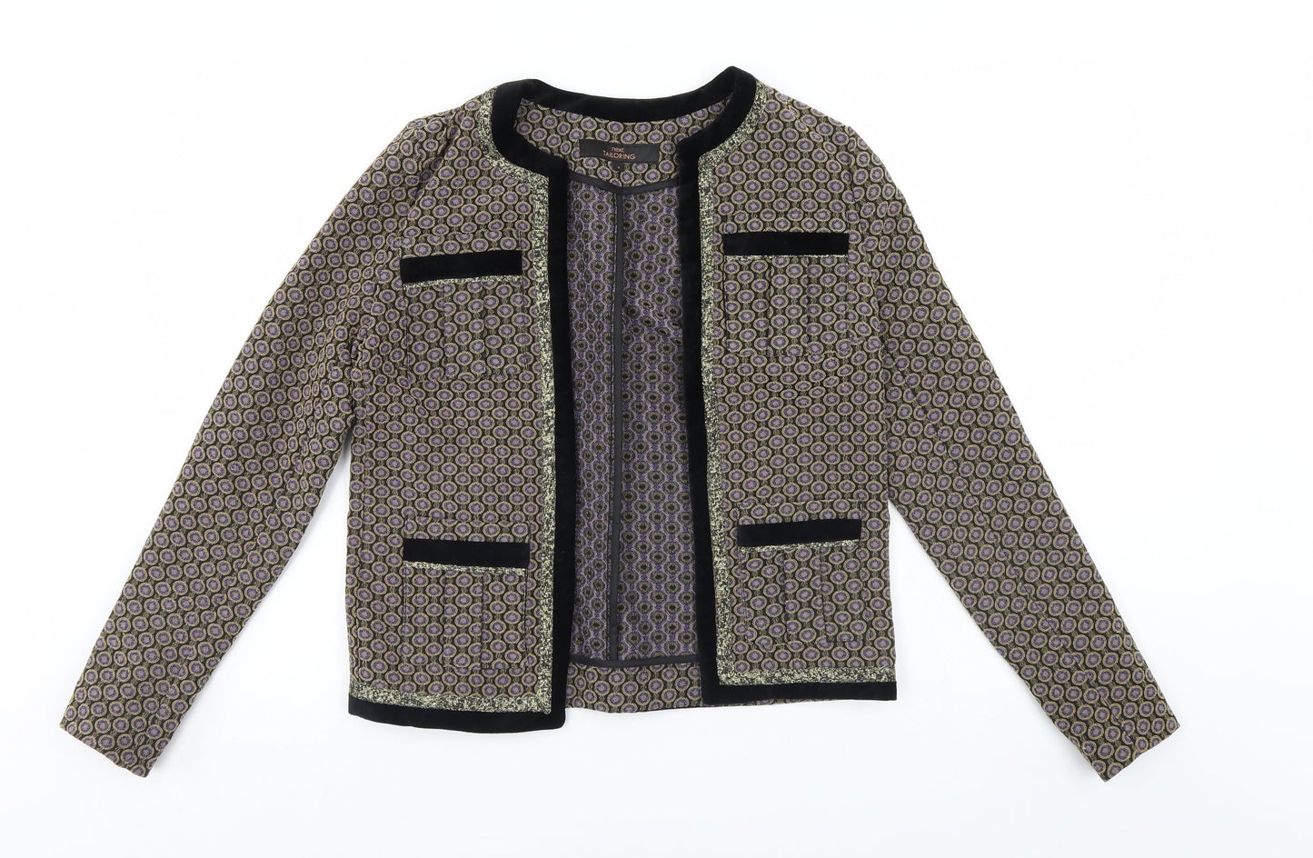 NEXT Womens Multicoloured   Jacket Coatigan Size 8