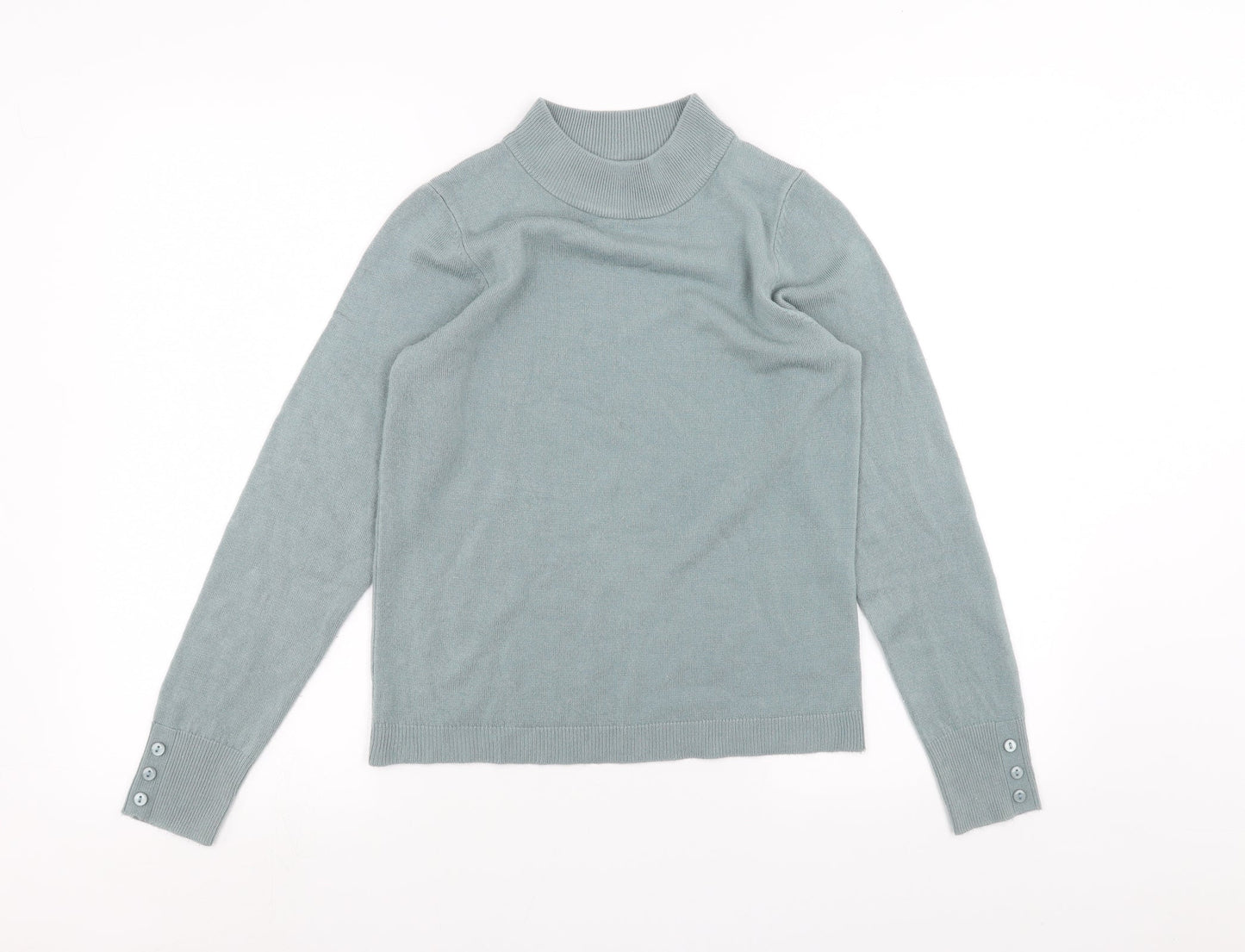 Mia Moda Womens Green   Pullover Jumper Size S