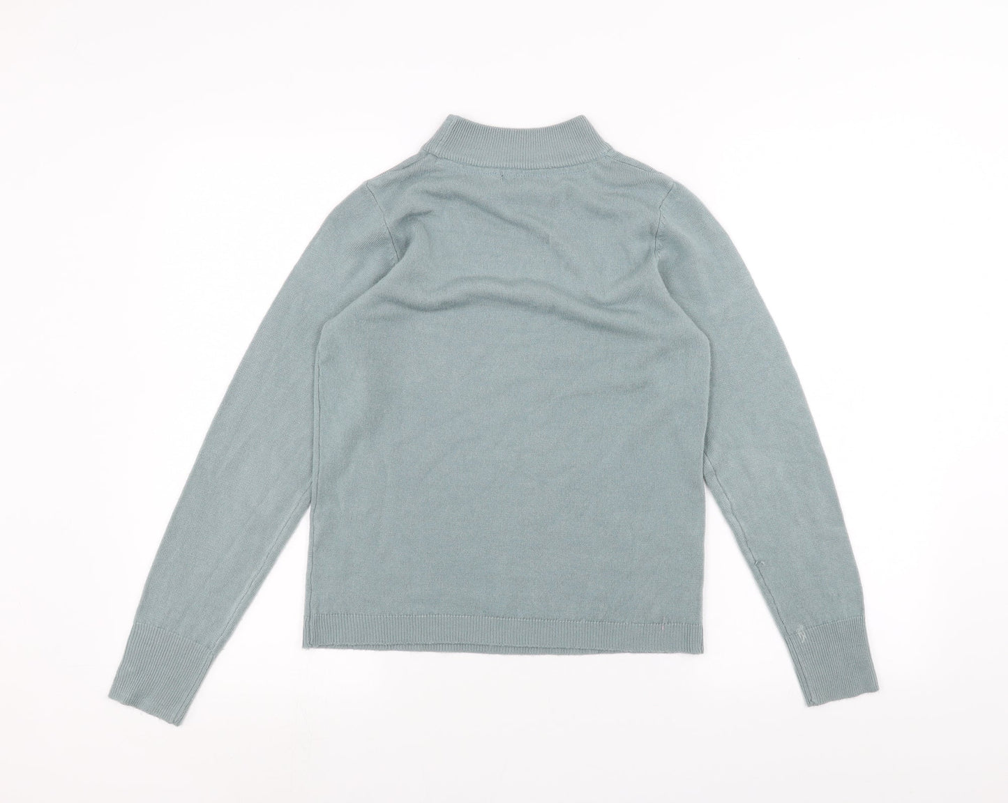 Mia Moda Womens Green   Pullover Jumper Size S