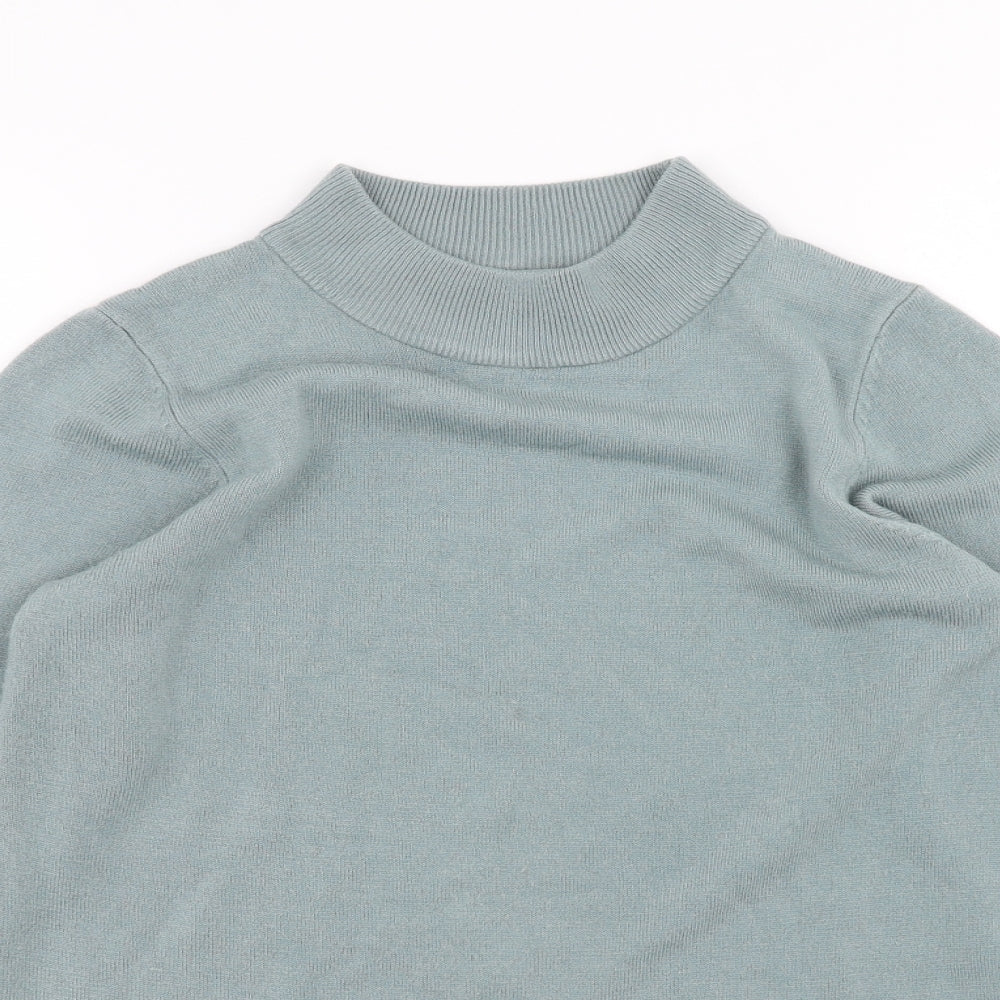 Mia Moda Womens Green   Pullover Jumper Size S
