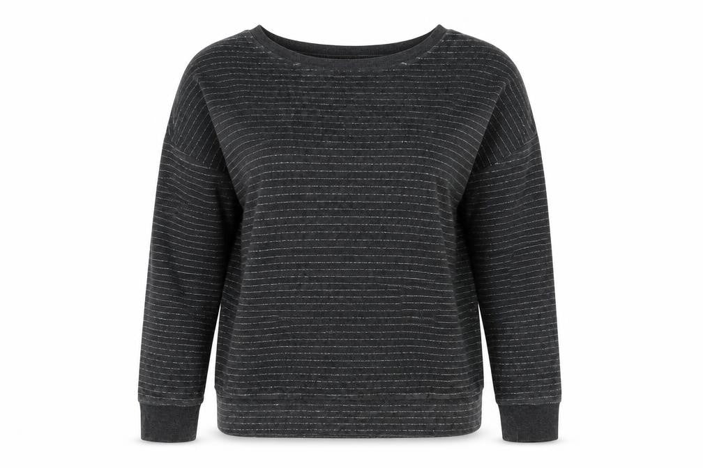 Marks and Spencer Womens Black Striped  Pullover Jumper Size 10