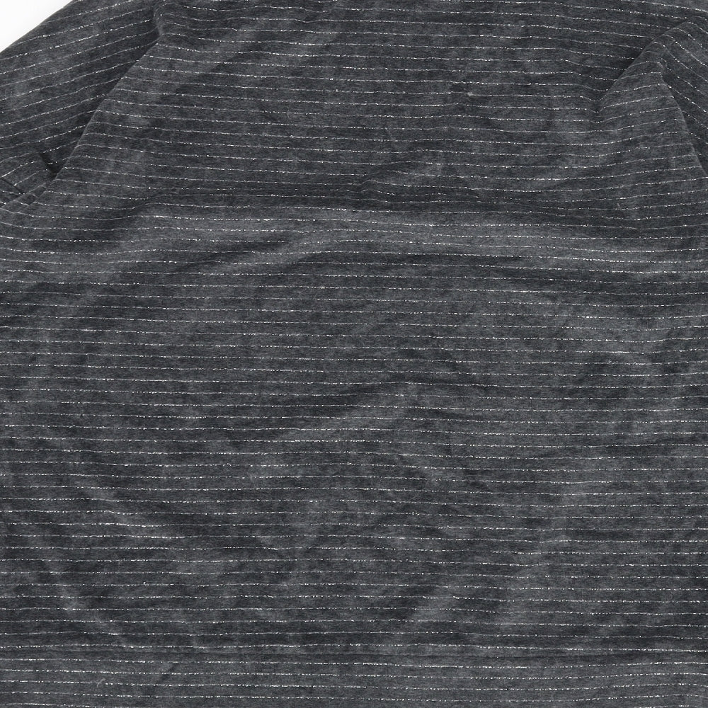 Marks and Spencer Womens Black Striped  Pullover Jumper Size 10