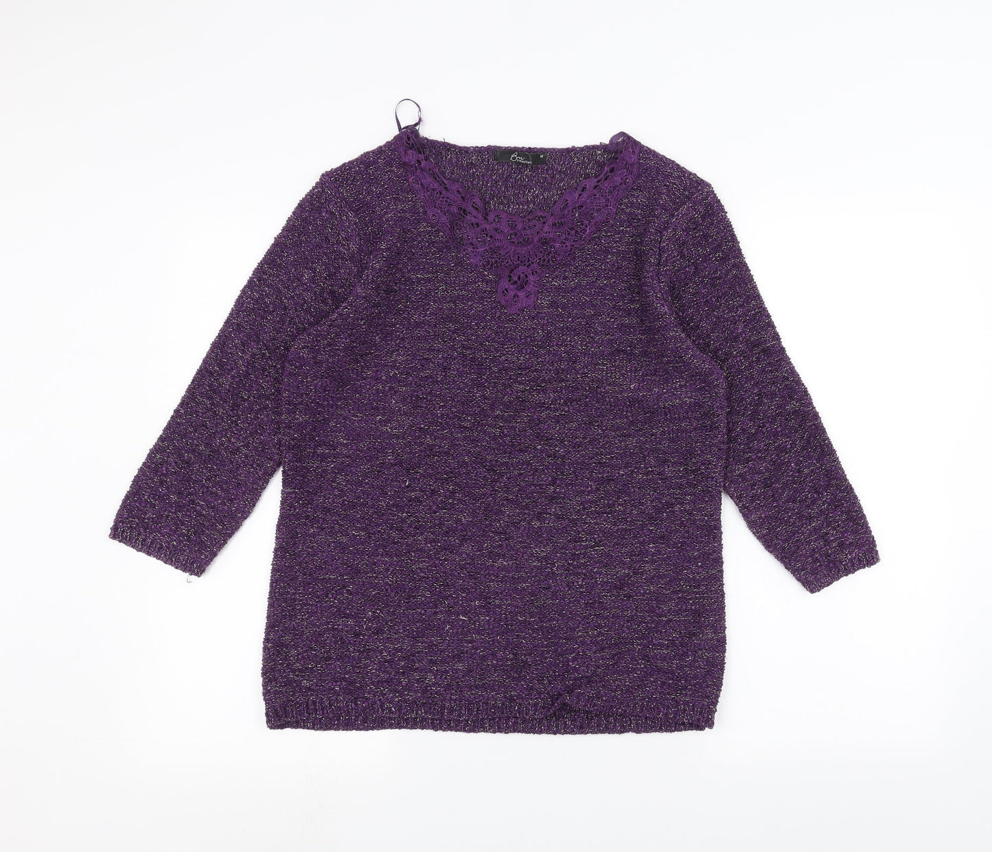 BM Womens Purple   Pullover Jumper Size M