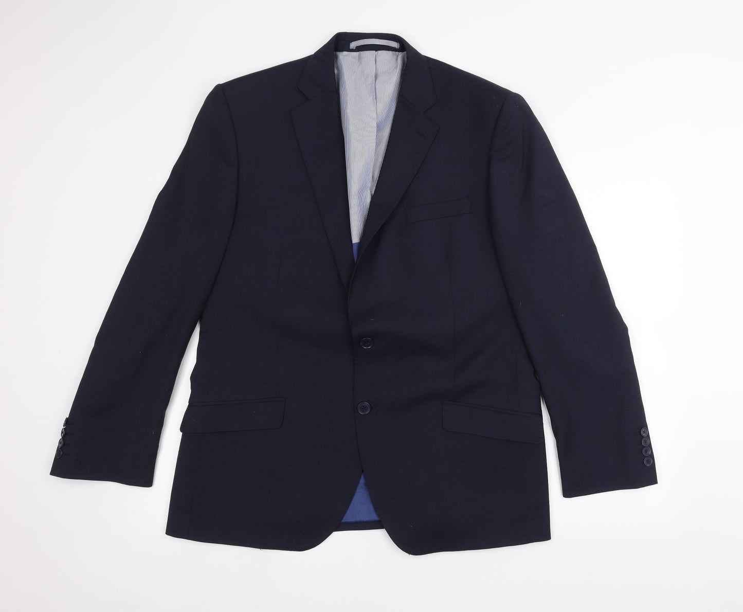 Marks and Spencer Mens Blue   Jacket Suit Jacket Size 42